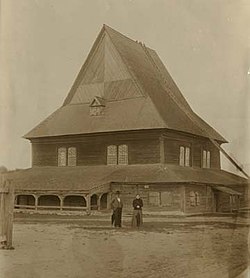 בית הכנסת הגדול בדוברובנה בשנת 1905