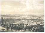 מראה העיר בשנת 1850