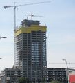 המגדל בבניה, מרץ 2012