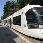 הרכבת הקלה בתל אביב, הקו האדום. שדרות ירושלים, יפו (כיוון נסיעה לבת ים). 2023