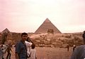אלכס טל מבקר בפירמידות במסגרת ארוח שייטת ספינות הטילים על ידי הצי המצרי באלכסנדריה, מאי 1980.
