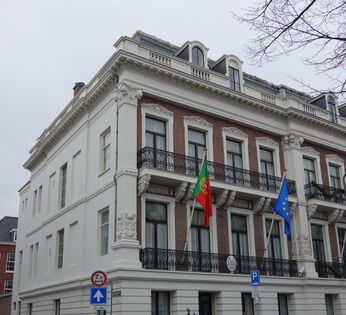 חזות מבנה השגרירות הפורטוגלית בהאג